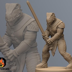 Evil T-Rex SW Legion RPG 3D Printed Sci-FI Miniature Mini