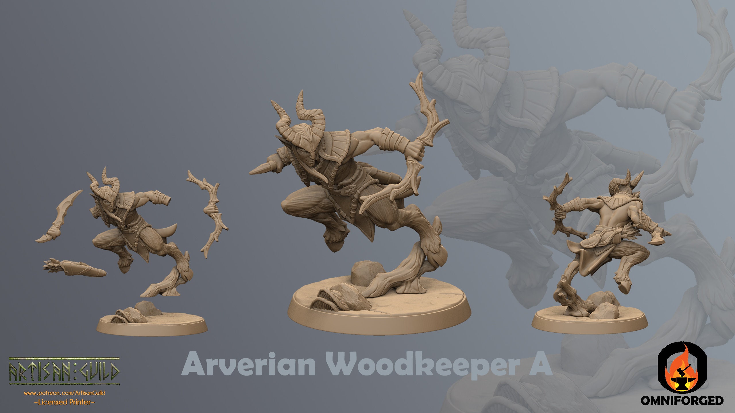 Arverian Woodkeepers | 32mm | Artisan Guild | Table Top Gaming | D&D | RPG | 3 - Picture 9 of 16