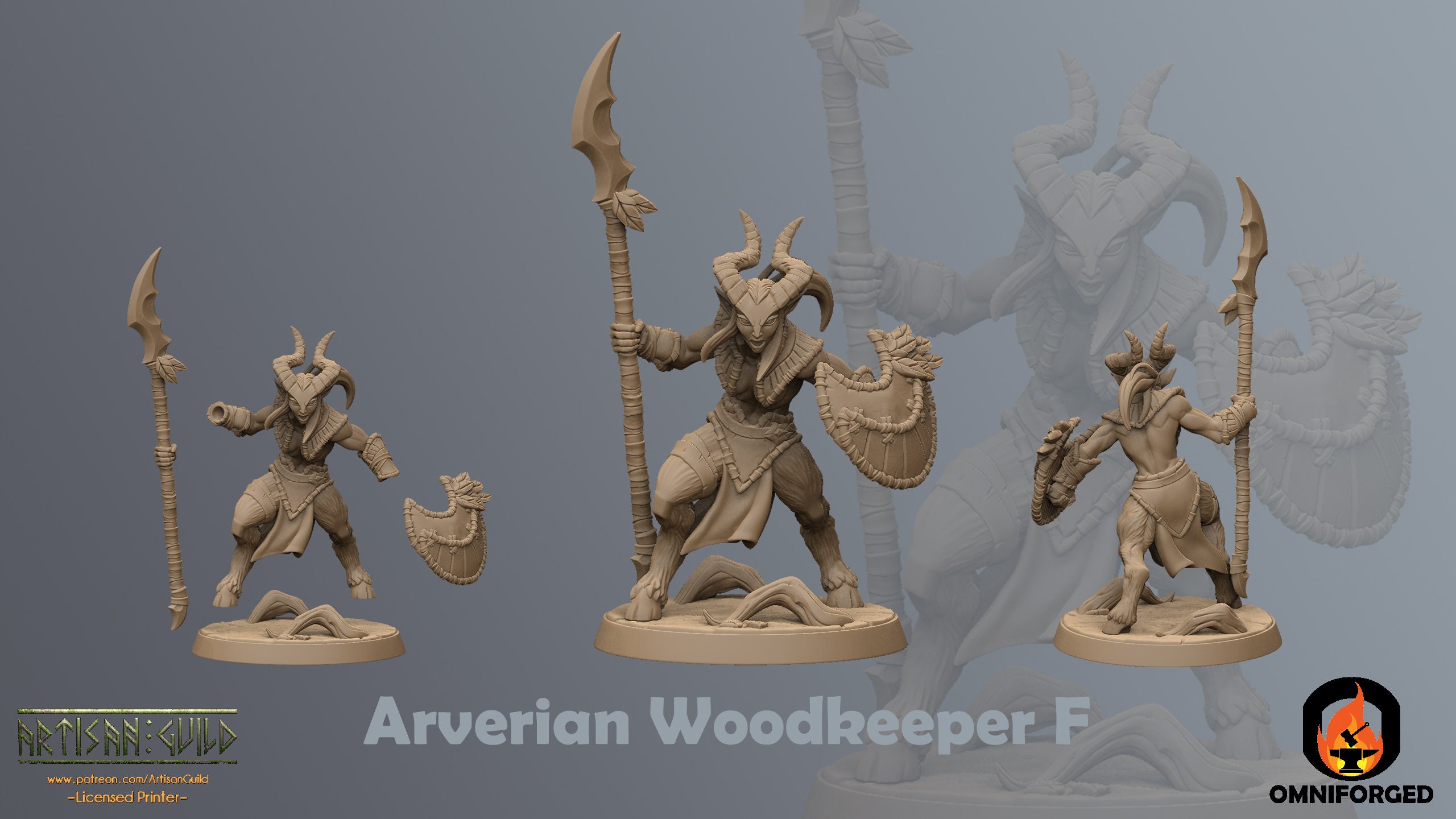 Arverian Woodkeepers | 32mm | Artisan Guild | Table Top Gaming | D&D | RPG | 3 - Picture 14 of 16