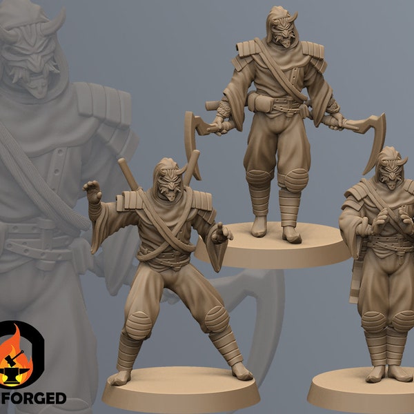 Oni Shinobi | Bushido - The Way of The Warrior | 3D Printed Miniature