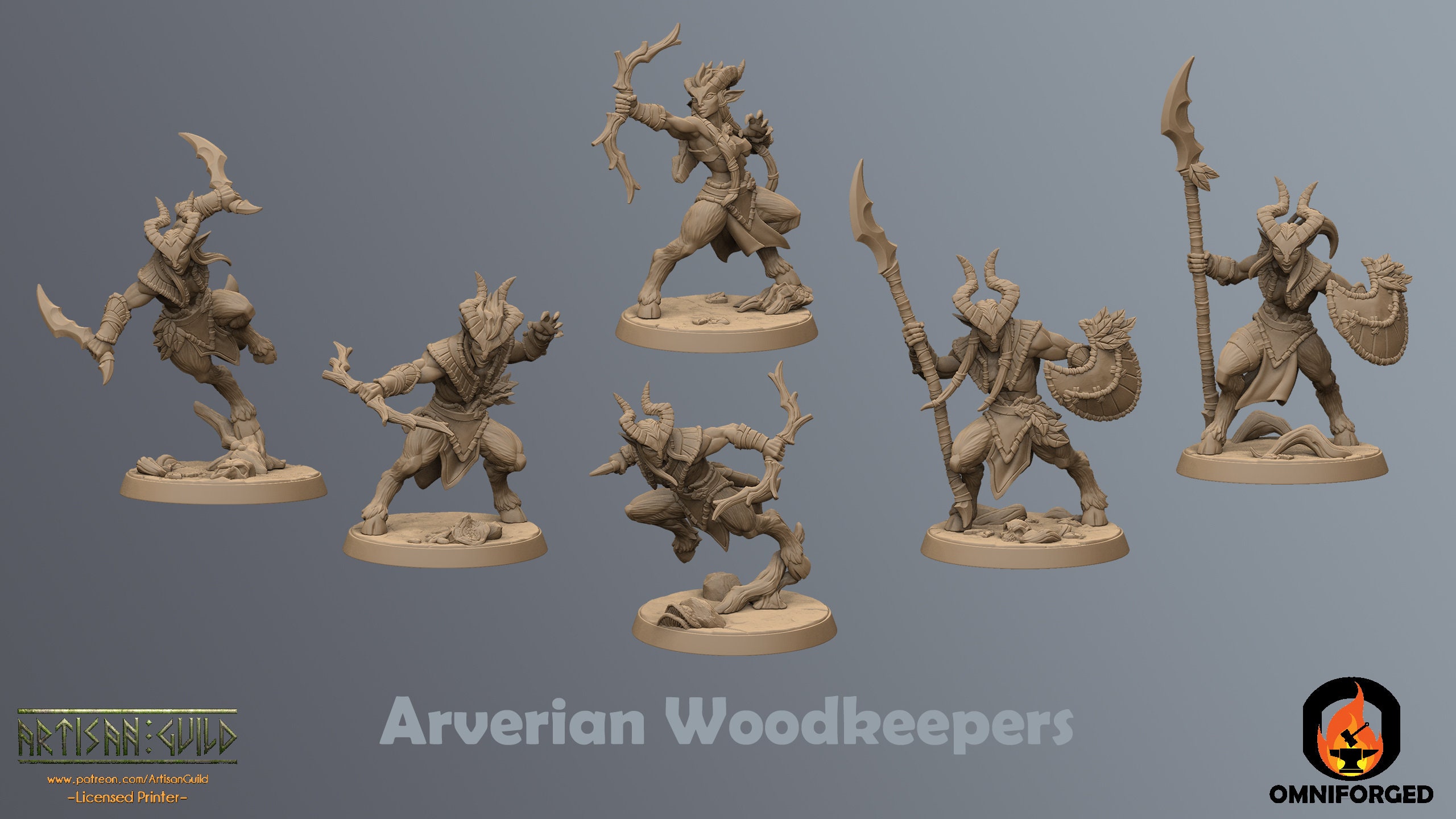 Arverian Woodkeepers | 32mm | Artisan Guild | Table Top Gaming | D&D | RPG | 3 - Picture 15 of 16