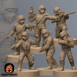 Insurgent Infiltrators | Black Remnant | 3D Printed Miniature