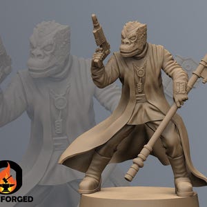 Slug&#39;s Guard Trainer SW Legion RPG 3D Printed Sci-FI Miniature Mini