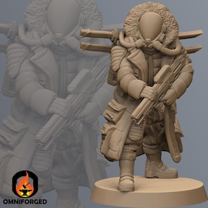 ロードセッターローニン サイバーパンク ユニット9 3Dプリント RPG SF ミニチュア ミニフィギュア 32 mm