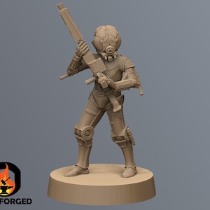 Insectoid Droid Bounty Hunter SW Legion RPG 3D Printed Sci-FI Miniature Mini