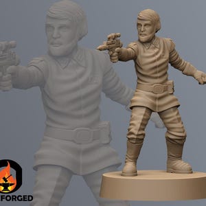 反乱将軍クリックス SW レギオン RPG 3D プリント SF ミニチュア ミニ