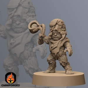 Ewok Warrior with Sling Endor SW Legion Miniature Mini RPG Sci-FI