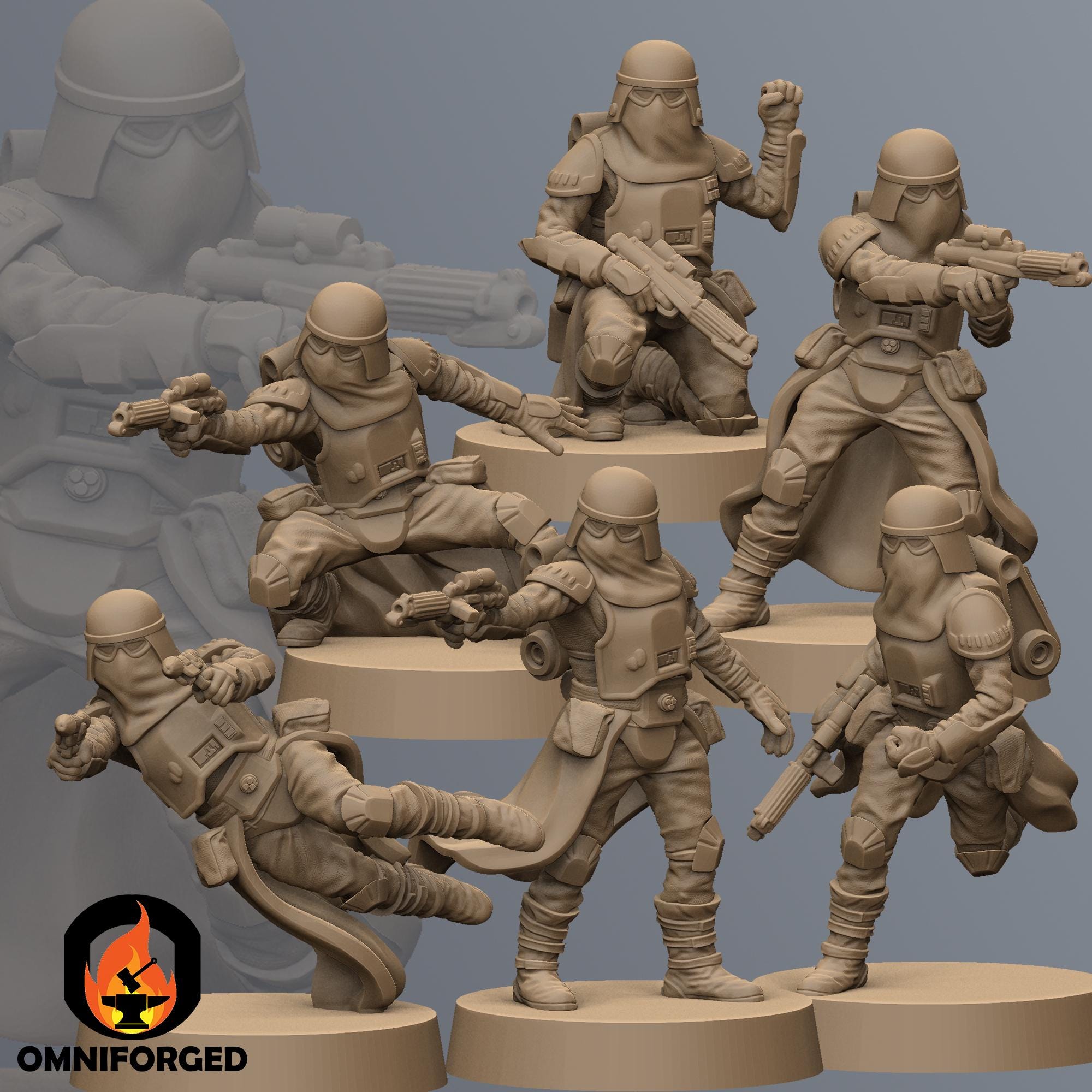 Figurine Star Wars Miniatures : Snowtrooper Avec E-Web Blaster 51/60 - Occasion