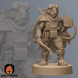 Fish Engineer SW Legion RPG 3D Printed Sci-FI Miniature Mini