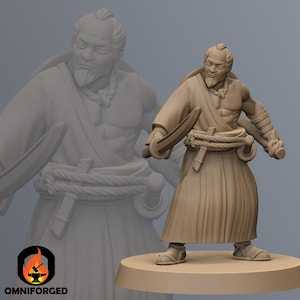 Ronin Warrior | Kyoushuneko | Table Top Gaming Mini | RPG | D&D | 3D Printed Miniature 28mm