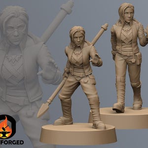 Survivor Sister SW Legion RPG 3D Printed Sci-FI Miniature Mini