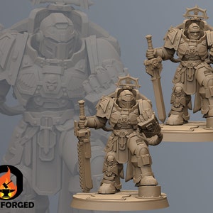 Tribune Siderum Knights Ghamak 3D Printed Miniature image 1