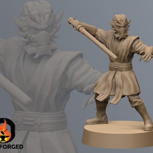 Mystical Spike Warrior SW Legion RPG 3D Printed Sci-FI Miniature Mini