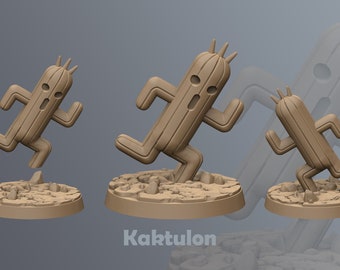 Kaktulon | 25mm | RN Estudio | Table Top Gaming | RPG | D&D |   3D Printed Miniature