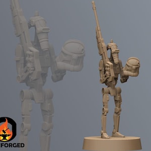Clanker Sniper SW Legion Miniature Mini RPG Sci-FI