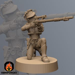 Skin Changer Huntress SW Legion RPG 3D Drukowana Miniatura Sci-Fi Mini