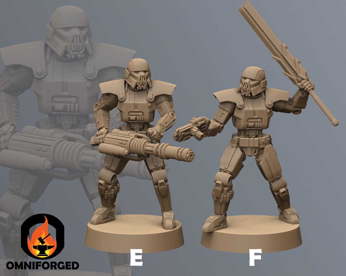 Terror Troopers Star Wars Legion Shatterpoint Anvilrage 3D Printed Mini - Picture 11 of 16