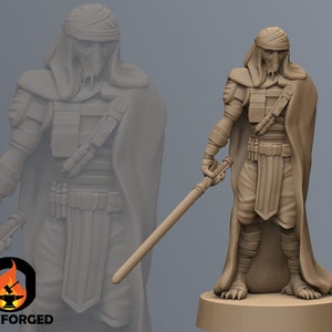 Nomad Dark Apprentice | Legion Scale | Nyverdale Tabletop | 3D Printed Miniature