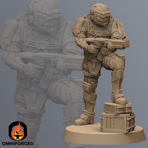 Falcon Cyberpunk Unit9 3D Printed RPG Sci-FI Miniature Mini Figure 32mm