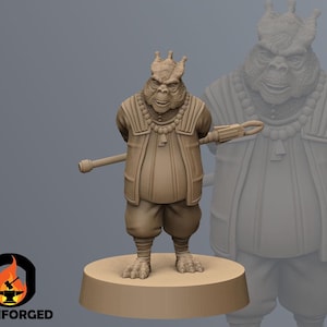 Old Lizard Woman SW Legion RPG 3D Printed Sci-FI Miniature Mini
