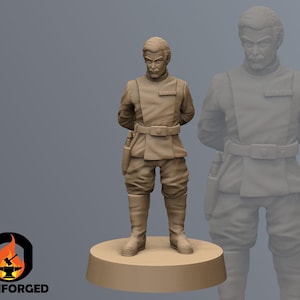 ISB Colonel SW Legion rpg 3D Printed Sci-FI Miniature Mini