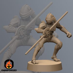 Authority Executioner 8 SW Legion RPG 3D Printed Sci-FI Miniature Mini