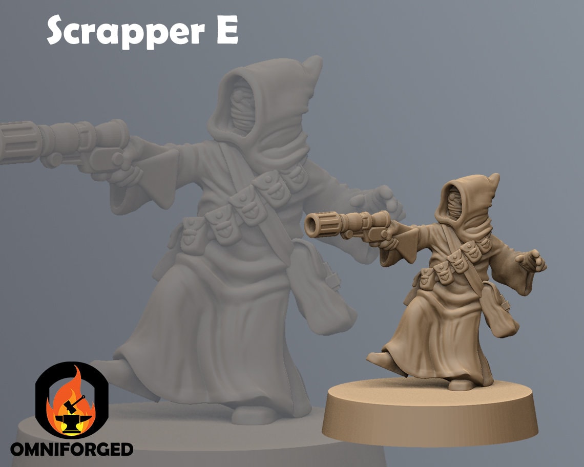 Sand Scrappers Star Wars Legion Shatterpoint Jawa 3D Printed Mini Miniature - Picture 14 of 19