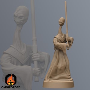 Mystical Long Neck SW Legion RPG 3D Printed Sci-FI Miniature Mini