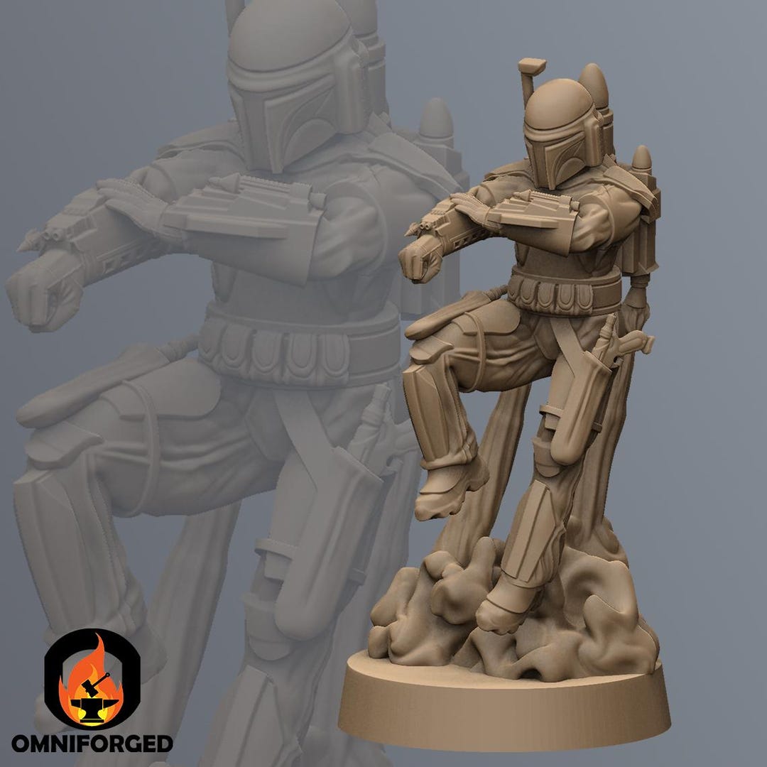 The First Hunter SW Legion RPG 3D Printed Sci-fi Miniature Mini - Etsy
