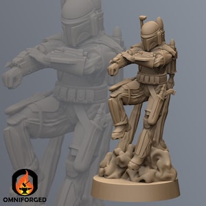 The First Hunter SW Legion RPG 3D Printed Sci-FI Miniature Mini