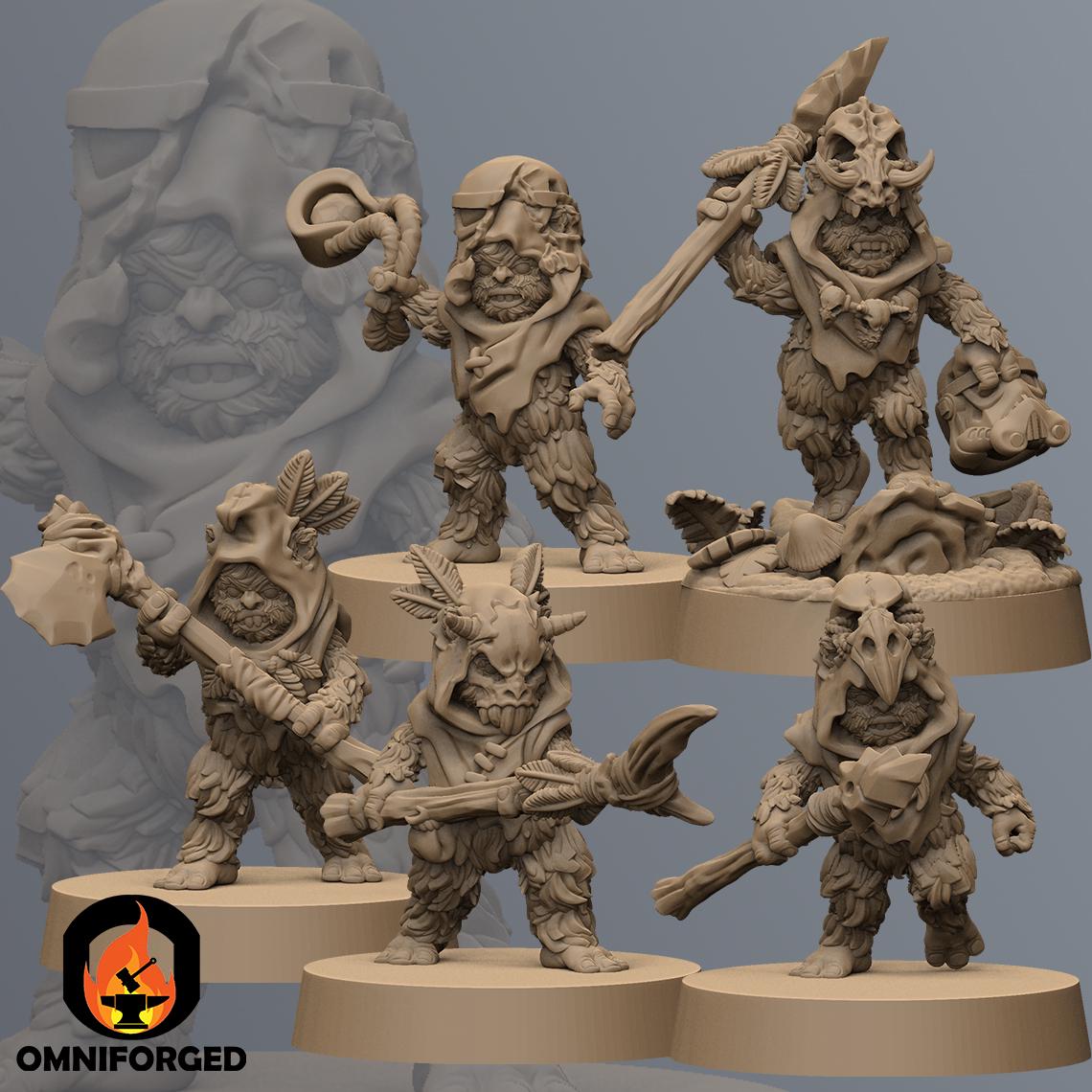 Figurine Shadow Fangs Teddy Bear Freedom Fighters - Compatible Star Wars Legion - Neuf - Fabriqué En France