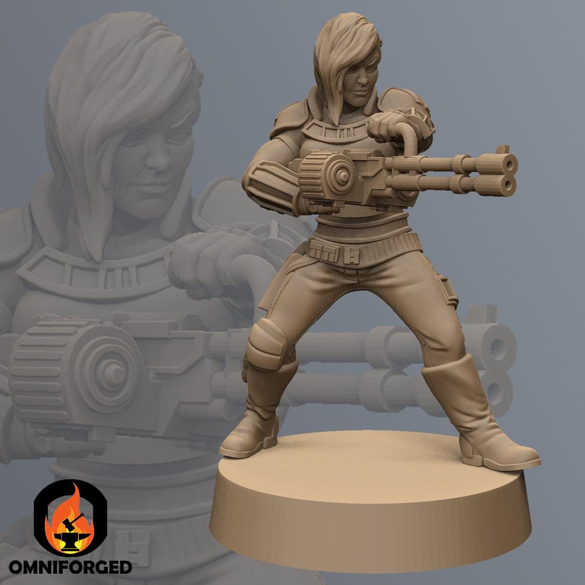 Figurine Mercenary Warrior Horizon Zero Dawn - Kickstarter Exclusive G398