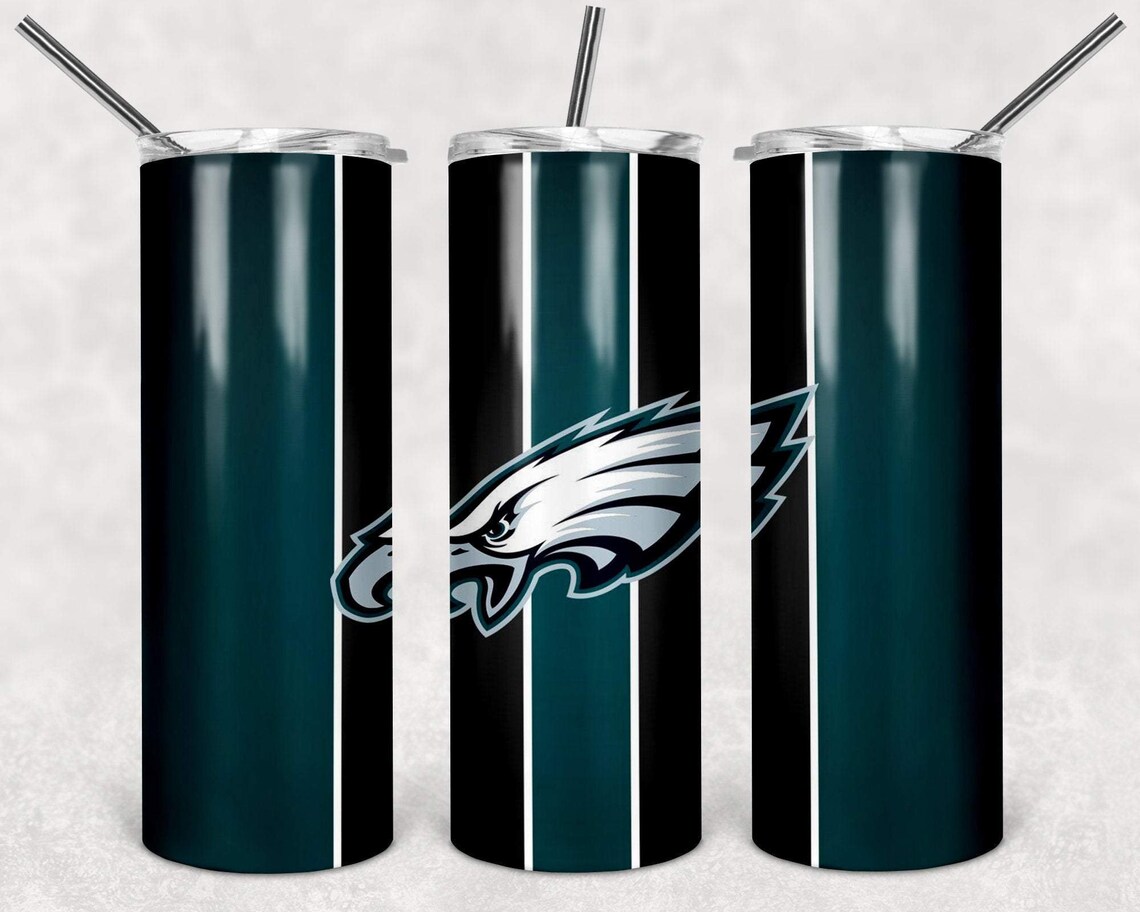 Philadelphia eagles nfl tumbler wrap sublimation waterslide  Etsy