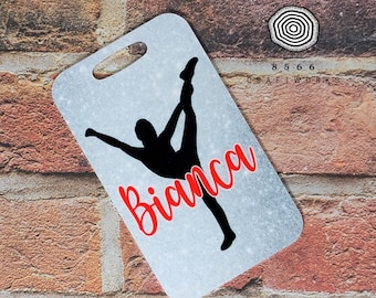 personalized cheerleading packing bag tags, cheer luggage tags, cheer competition gifts, cheer team gifts, cheerleader gifts