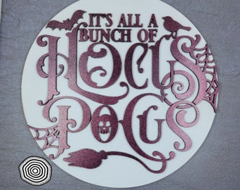 it's all a bunch of  door sign, Halloween door hanger for front door, witchy gifts for women, whimsigoth decor, cute Halloween