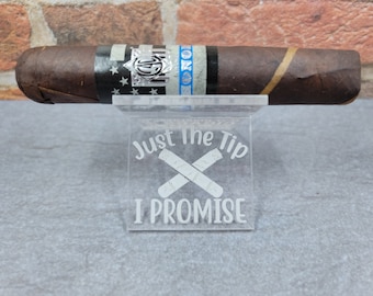 just the tip cigar holder, white elephant gifts funny Christmas gifts for Dad, stocking stuffers for husband, smoking accessories men, step