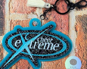 Logo Acrylic Cheerleading Bag Tag & Luggage Tag