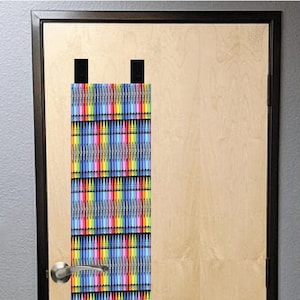 Crayola, Teacher Classroom Window Cover Safety Security, Emergency School.  Made with Snaps for easy storage + Free Shipping
