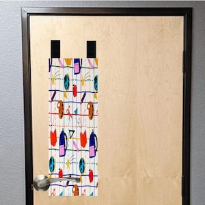 School Supplies    , Teacher Classroom Window Cover Safety Security, Emergency School.  Made with Snaps for easy storage + Free Shipping