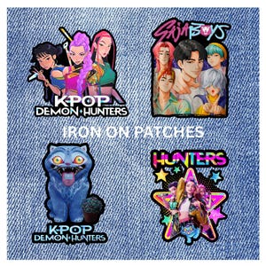 KPop Full Color Iron On Patches, , Not Embroidered patches.