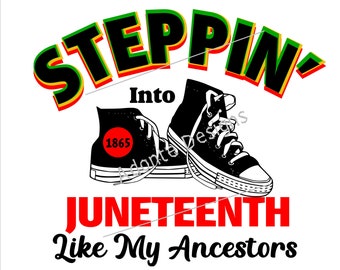 Juneteenth 1865 Frihetsdagen PNG - Originaldesign (digital nedladdning)