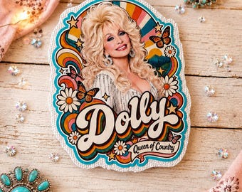 Dolly Parton The Queen Of Country Iron  or Sew On Photo Patch