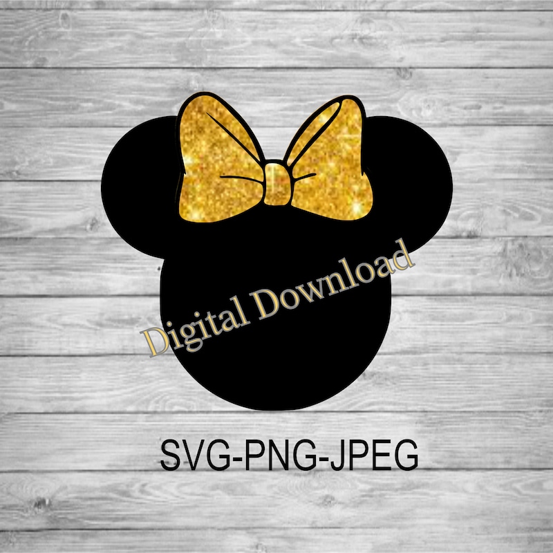 Minnie Mouse Bow Svg - Etsy
