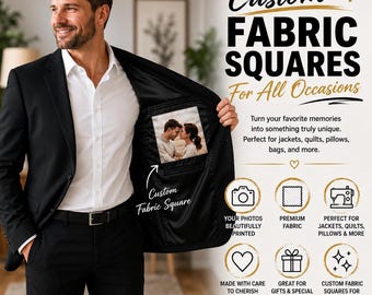 Custom Photo Quilt Prints, Fabric Squares ,for quilting, sewing, clothing and more. Read Description .