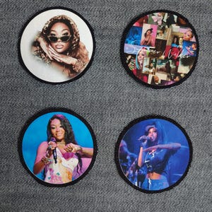 Artist Summer Walker Full Color Photo Patches, Peel and Press or Sew On for shoes, cap, hats, denim, jacket, shirts and more.