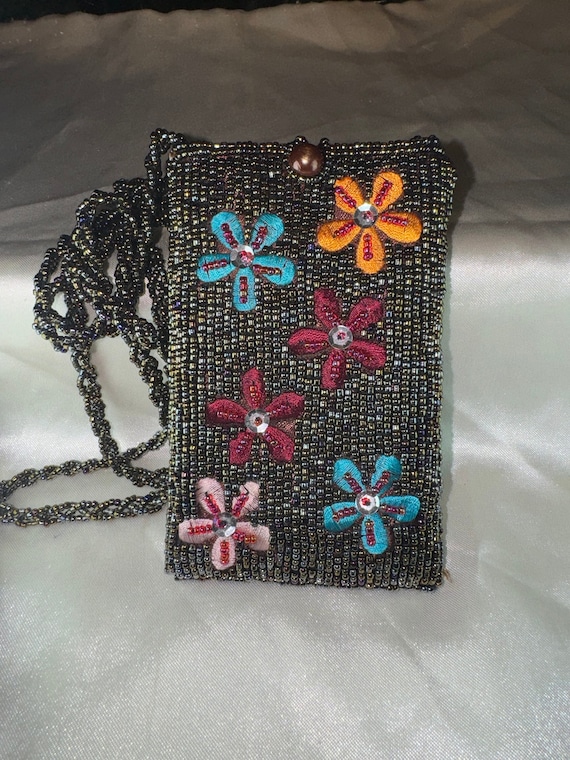 SMALL BEADED CROSSBODY bag beaded crossbody purse 