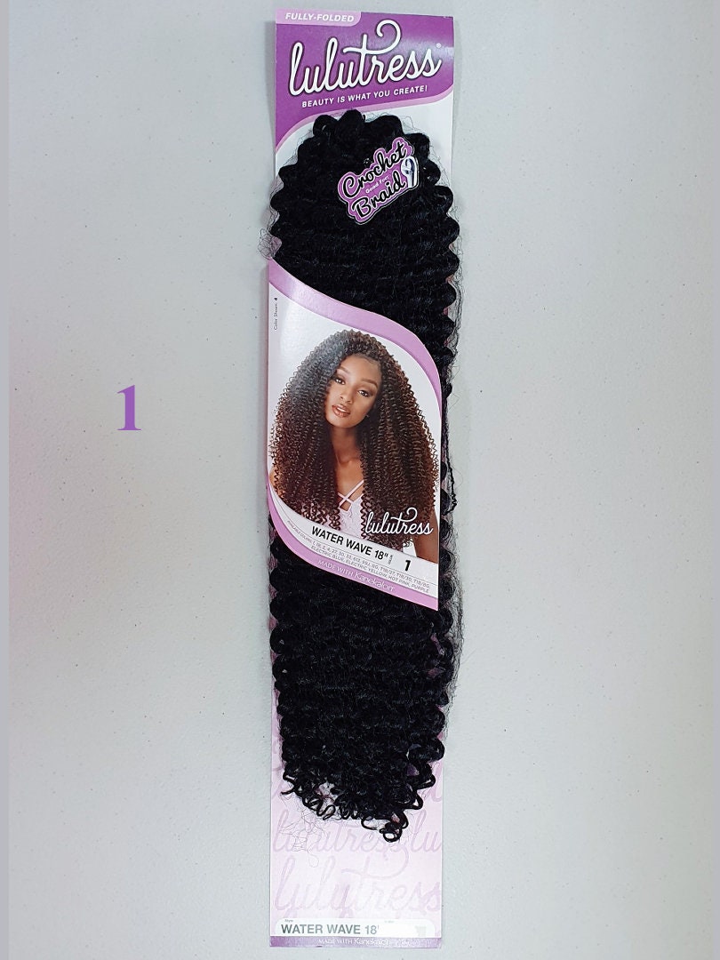 Lulutress Water Wave 18 Crochet Hair Extensions Curls - Etsy Australia