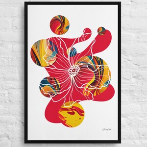 Rode hibiscus