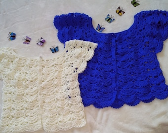 PATRÓN DE CROCHET - blusa para todas las edades