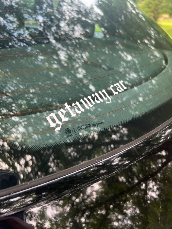 Taylor Swift Getaway Car Reputation Car Decal 